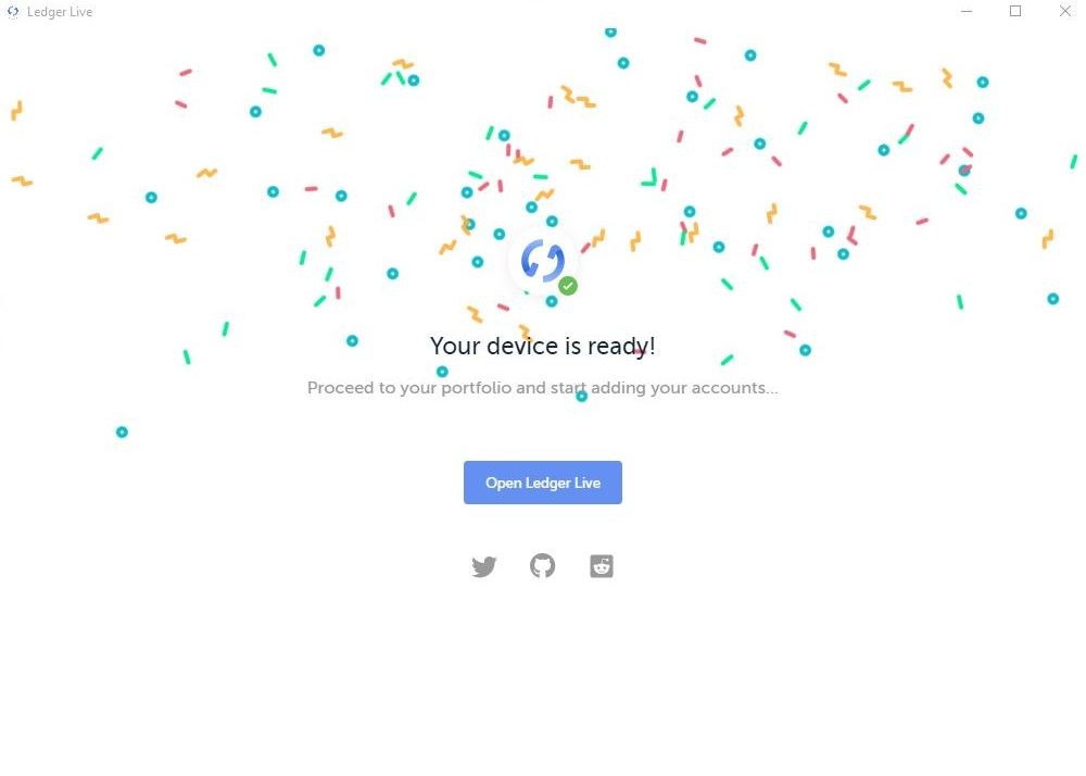 Ledger LIve installed